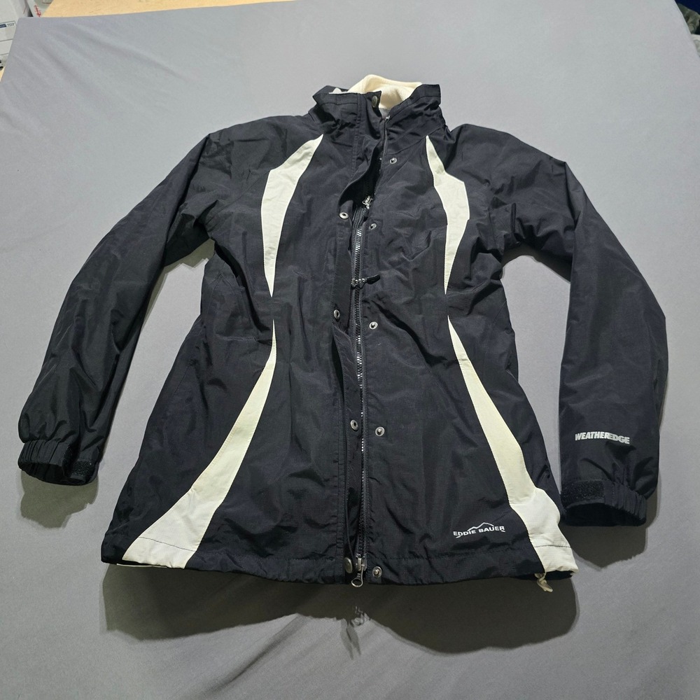 Eddie Bauer WeatherEdge Jacket Women XS Black  Performance 3 In 1 Outdoor Ski